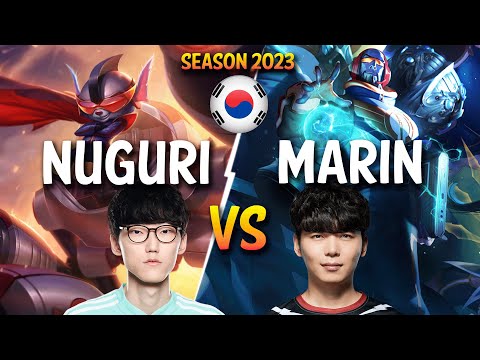Nuguri vs MaRin - Nuguri RUMBLE vs MaRin RYZE Top - Patch 13.24 KR Ranked