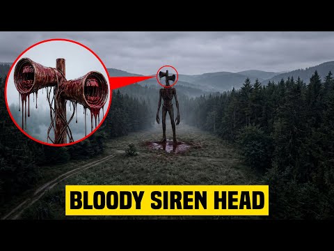 Drone Catches BLOODY SIRENHEAD in REAL LIFE! (SIREN HEAD FOREST)