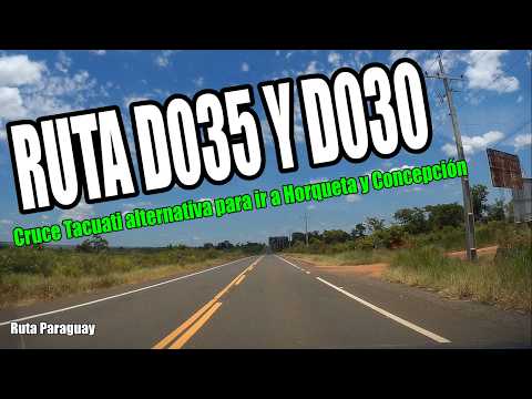 Mejor alternativa para ir a Horqueta - Concepción desde Ruta PY08, buen estado 🚙🛣️🌤️☀️🌳🌳🌴