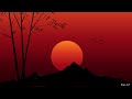 Sunrise Scenery Drawing How To Draw In Ms Paint Drawing In Paint In Computer Paint In Computer