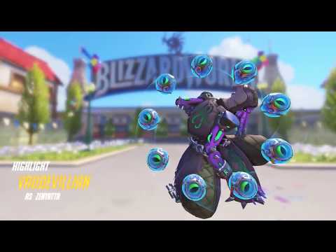 Zenyatta, 1 volley kills 2 enemies