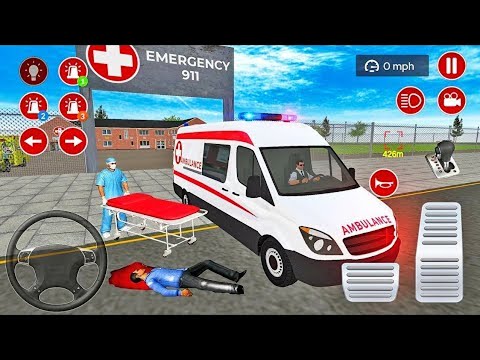 American Ambulance Rescue Driving Simulator - Emergency Ambulance Game Offline- Android Gameplay