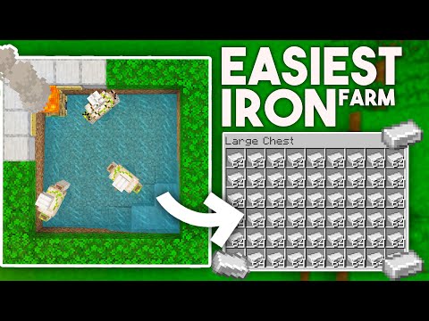 Insane Iron Farm! Minecraft 1.20 Bedrock Tutorial