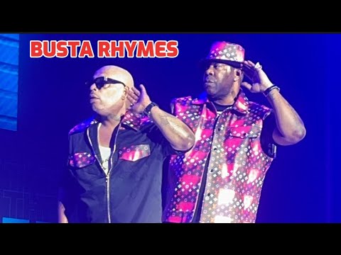 BUSTA RHYMES, SPLIFF STAR Performing Live ROCK THE BELLS QUEENS NY AUGUST 6TH 2022 "ANTE UP" BIGGIE