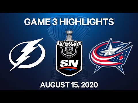 NHL Highlights | 1st Round, Game 3: Lightning vs. Blue Jackets – Aug. 15, 2020