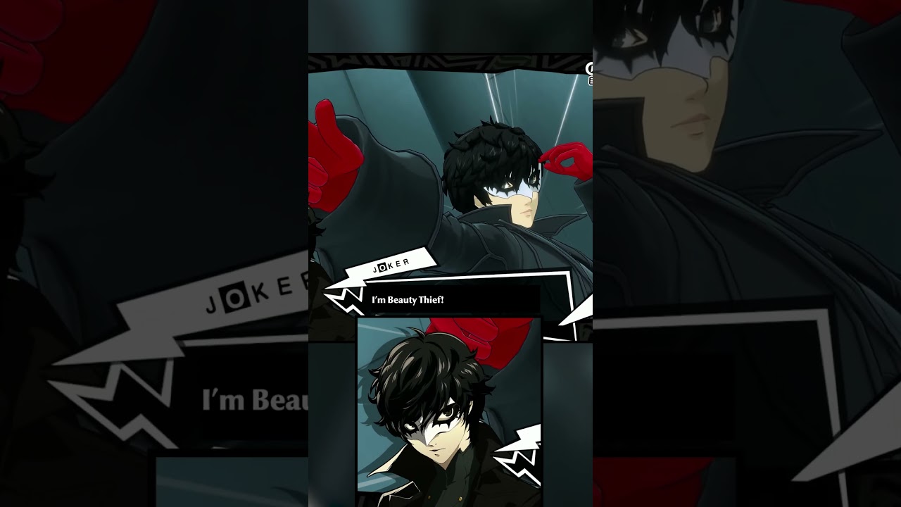 Joker imitates Haru in Persona 5: The Phantom X
