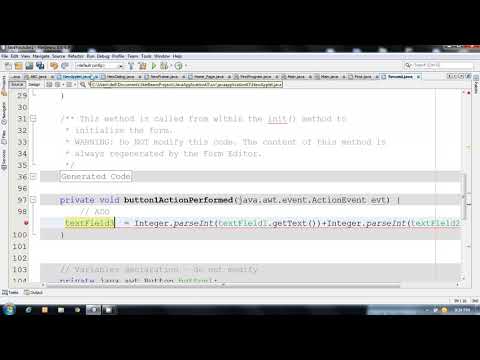 Java Netbeans in Hindi 6 | Simple Calculator Application
