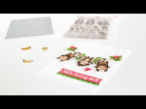 Let's Hang Out - United We Flourish Exclusive Stamp Set By Lawn Fawn