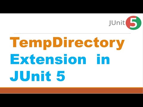 TempDirectory Extension  in JUnit 5 || Use of @TempDir Annotation in JUnit 5 || JUnit 5 Tutorial