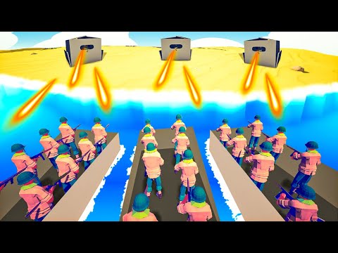 TABS WW2 - Epic NEW D-DAY Beach Invasion in Totally Accurate Battle Simulator!