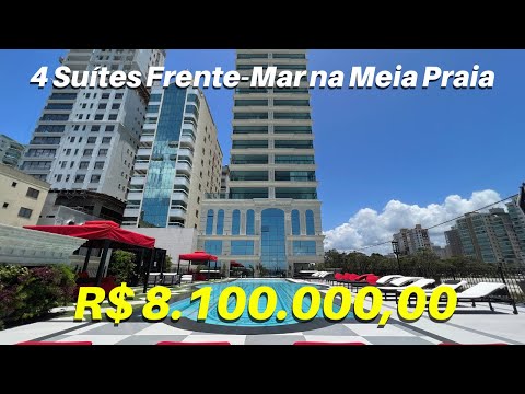 Apartamento Mobiliado e Decorado, Frente-Mar na Meia Praia | Cartier Residence