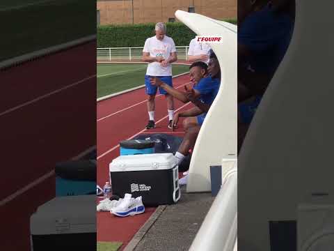 🤣​ Quand Marcus Thuram imite Michael Olise à l'entraînement des Bleus #football #equipedefrance