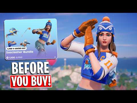 New Hockey SASCLASHER BUNDLE! Gameplay + Combos! Before You Buy (Fortnite)