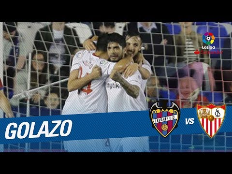 Golazo de Carlos Fernández (1-1) Levante UD vs Sevilla FC