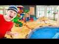 Turning My HOUSE Into A BEACH