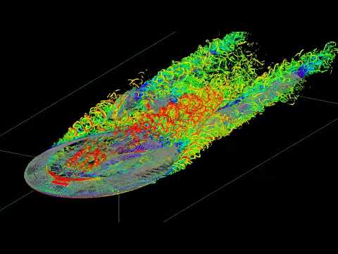 USS Enterprise CFD simulation on my gaming PC