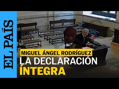 La declaración de Miguel Ángel Rodríguez ante el juez en el caso del fiscal general | EL PAÍS
