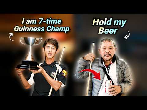 World's best EFREN REYES Vs the No. 1 PLAYER of Kaohsiung, TAIWAN -Crazy Shots!