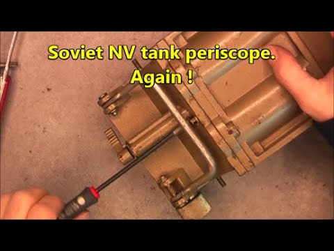 Soviet  tank night vision periscope teardown, again !