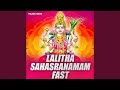 Sri Lalitha Sahasranamam Fast