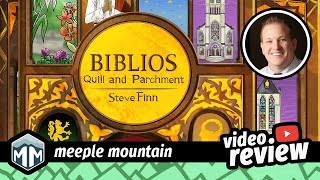 Biblios: Quill and Parchment Roll and Write - 7 Things You Need to Know - Boardgame Brody