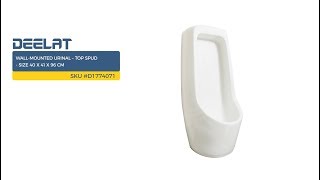 Wall-Mounted Urinal – Top Spud - Size 40 x 41 x 96 cm SKU #D1774071
