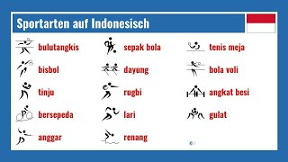 Sportarten auf Indonesisch