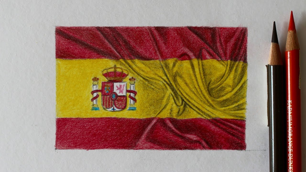 Watch Now Como desenhar a bandeira da Espanha I Cómo dibujar una bandera de España Como desenhar a bandeira da Espanha I Cómo dibujar una bandera de España