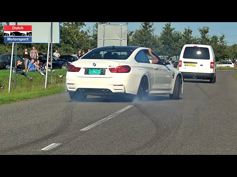 Sportscars Leaving a Car Show! - 700HP M140i, RS4 Turbo, 660HP TTRS, Sierra Cosworth, M3 Touring