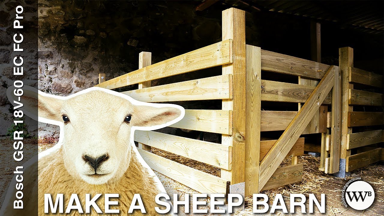 Bosch GSR 18V 60 FC Professional Make a Small Sheep Barn fast forward