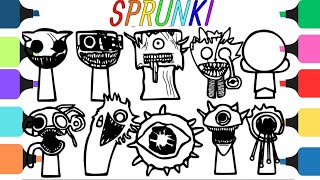 Incredibox Sprunki Coloring Pages New /Sprunki Phase 6 New Mod / NCS MUSIC