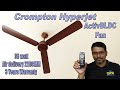 Crompton Energion Hyperjet ActivBLDC Fan Unboxing,Reviews & Specs | Crompton | Best Ceiling Fan 2023