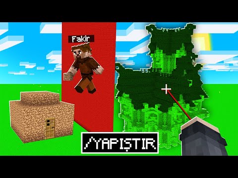 YAPI SAVAŞLARINDA HİLE YAPTIM 😱 - Minecraft