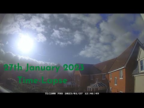 27th January 2023 Time-Lapse