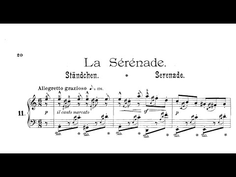 Friedrich Burgmüller - La Sérénade (from 18 Études, Op.109/11)