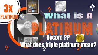 Explaining Music Certifications : 💿 What Does 3x Platinum Mean? | What