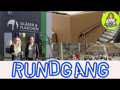 Blick hinter die Kulissen bei Gläser und Flaschen, großer Rundgang mit vielen Einblicken