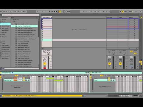 How to split the Base: Drums and Synth on one Track in Ableton Live