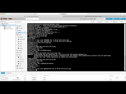 Install MikroTik CHR RouterOS on Proxmox Server