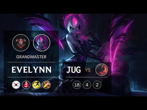 Evelynn Jungle vs Aatrox - KR Grandmaster Patch 9.5