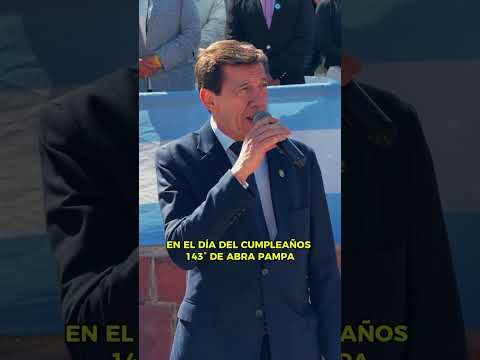 🎂 Carlos Sadir acompañó los festejos por el 143° aniversario de Abra Pampa
