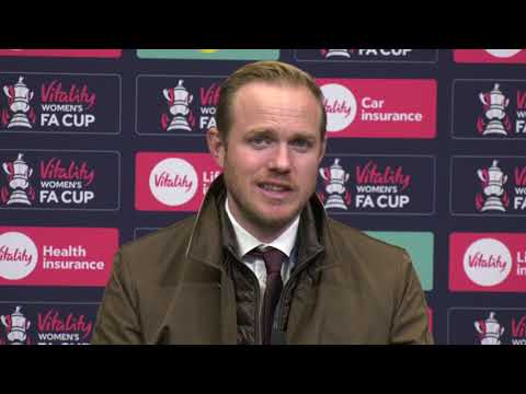 Arsenal manager Jonas Eidevall speaks after FA Cup final loss | Arsenal Women 0-3 Chelsea Women