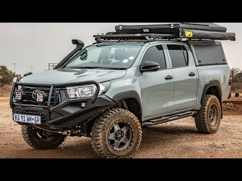 Terrain Tamer Parabolic Suspension Upgrade for Toyota Hilux Overlanding Vehicle