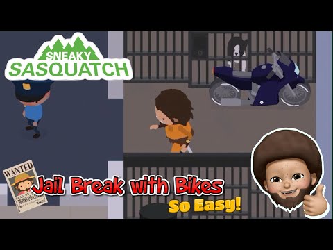 Sneaky Sasquatch - Jail Break with bike