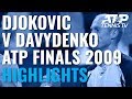 Extended Highlights: Djokovic vs Davydenko | ATP Finals 2009