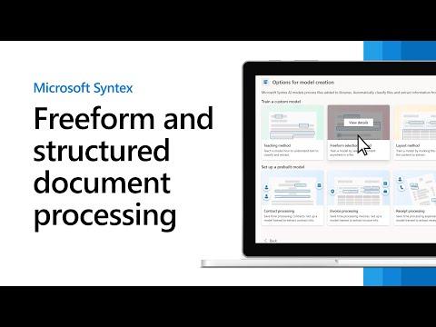 Microsoft Syntex: Comprehensive Tool for Document Processing