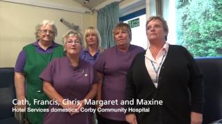 NHFT Quality Awards: Unsung Hero R3 - Hotel Services domestics, Corby Community Hospital