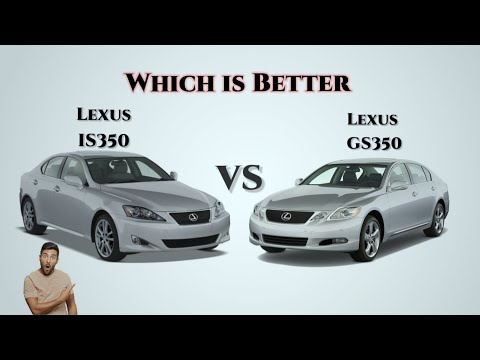 2008 Lexus IS350 vs 2008 Lexus GS350