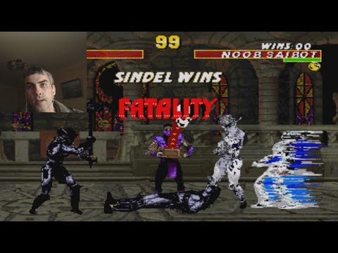 Черный Shao khan и секретное fatality у Sindel в UMK3