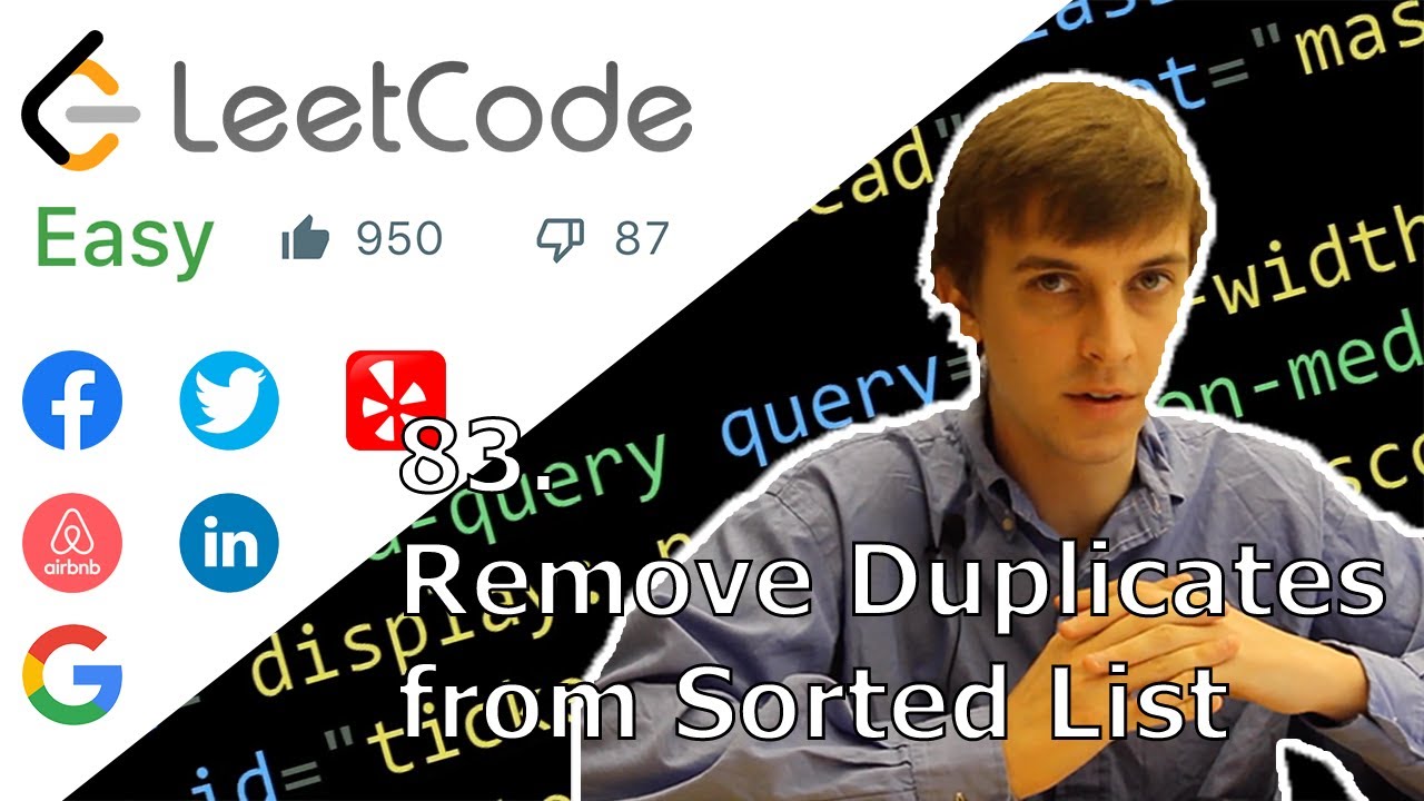 LeetCode 83. Remove Duplicates from Sorted List Solution Explained - Java